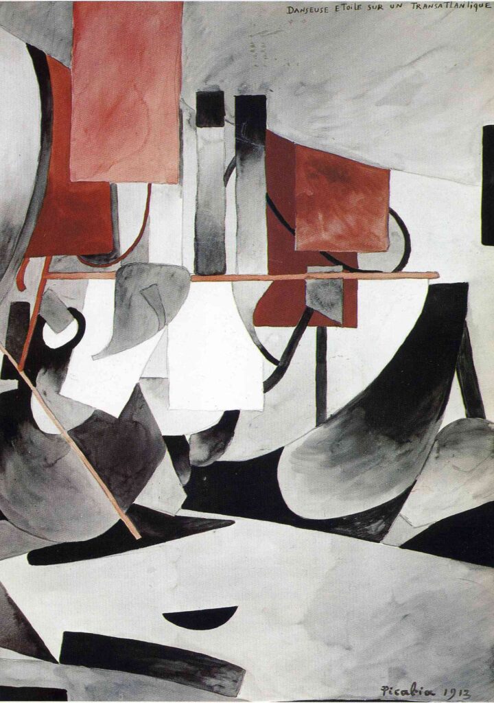 Ballerina on an Ocean Liner (1913) - Francis Picabia Tablo
