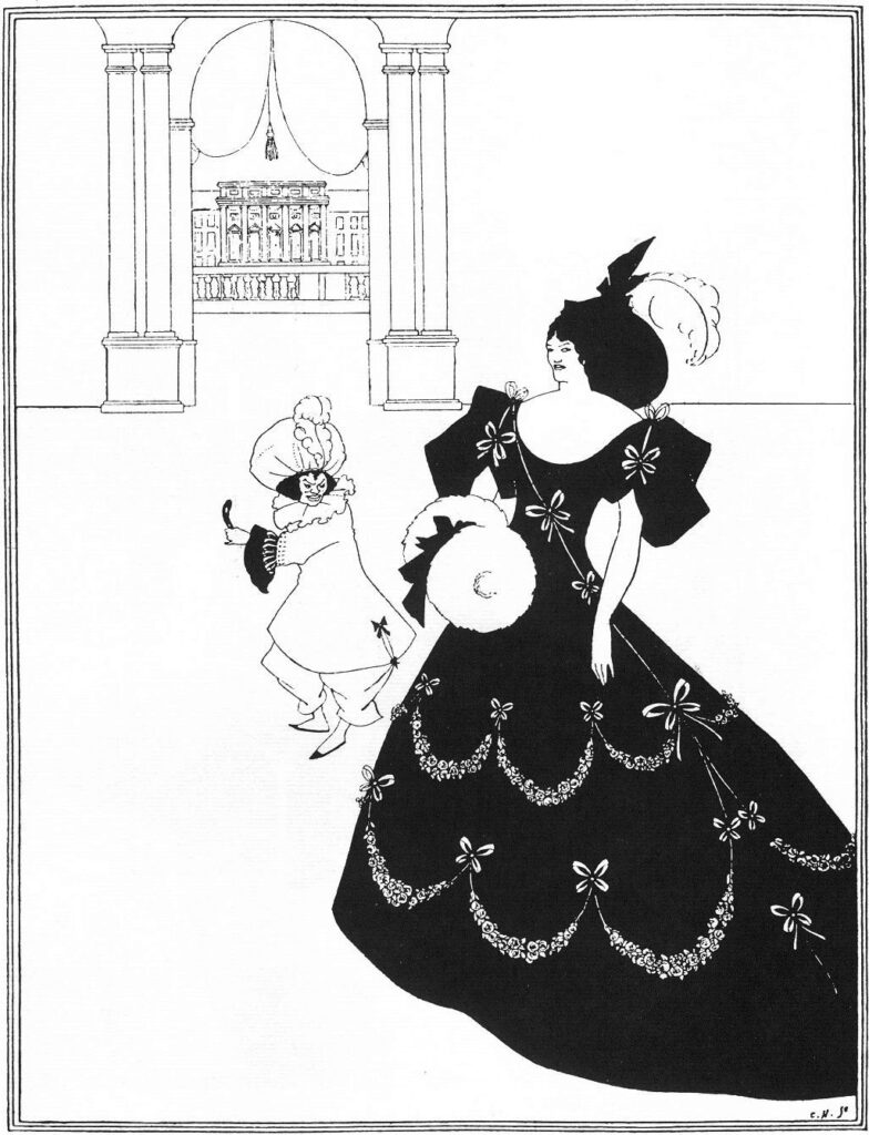 Ballet of Marionettes I (1894) - Aubrey Beardsley Tablo