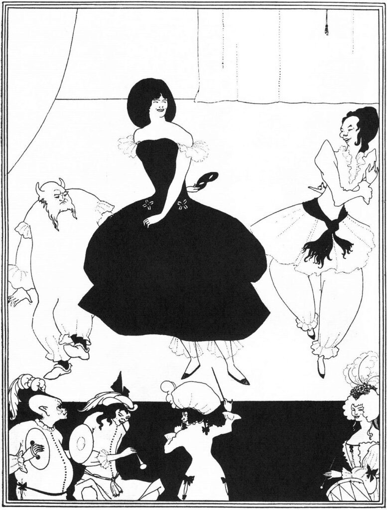 Ballet of Marionettes II - Aubrey Beardsley Tablo