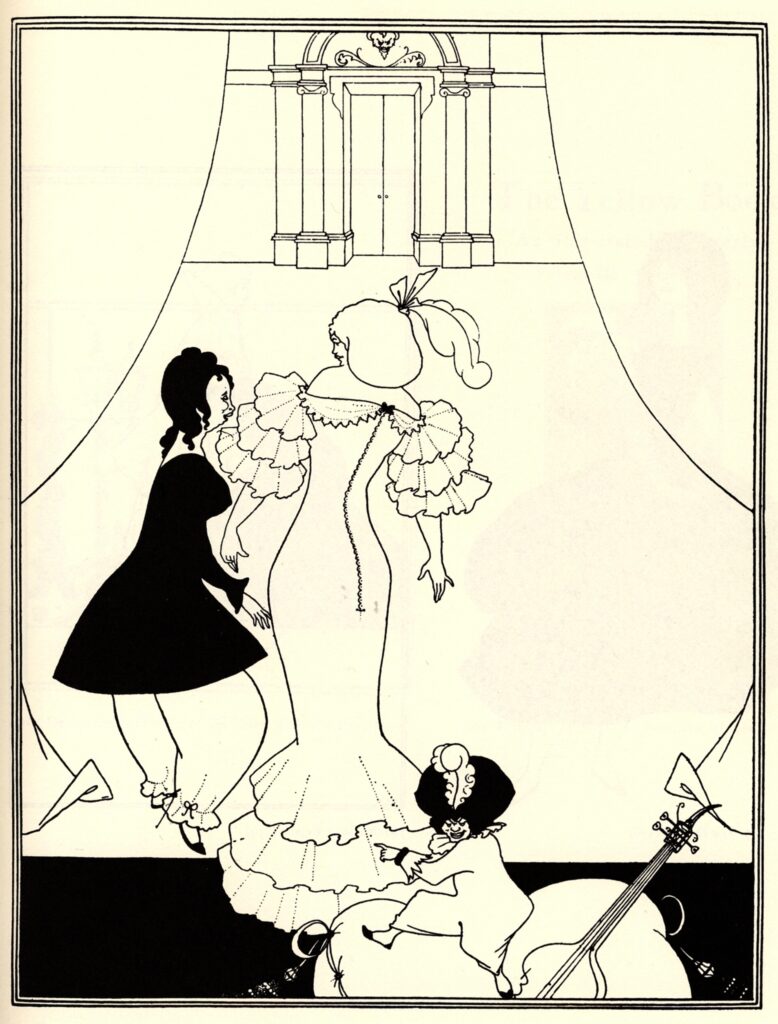 Ballet of Marionettes III (1894) – Aubrey Beardsley Tablo