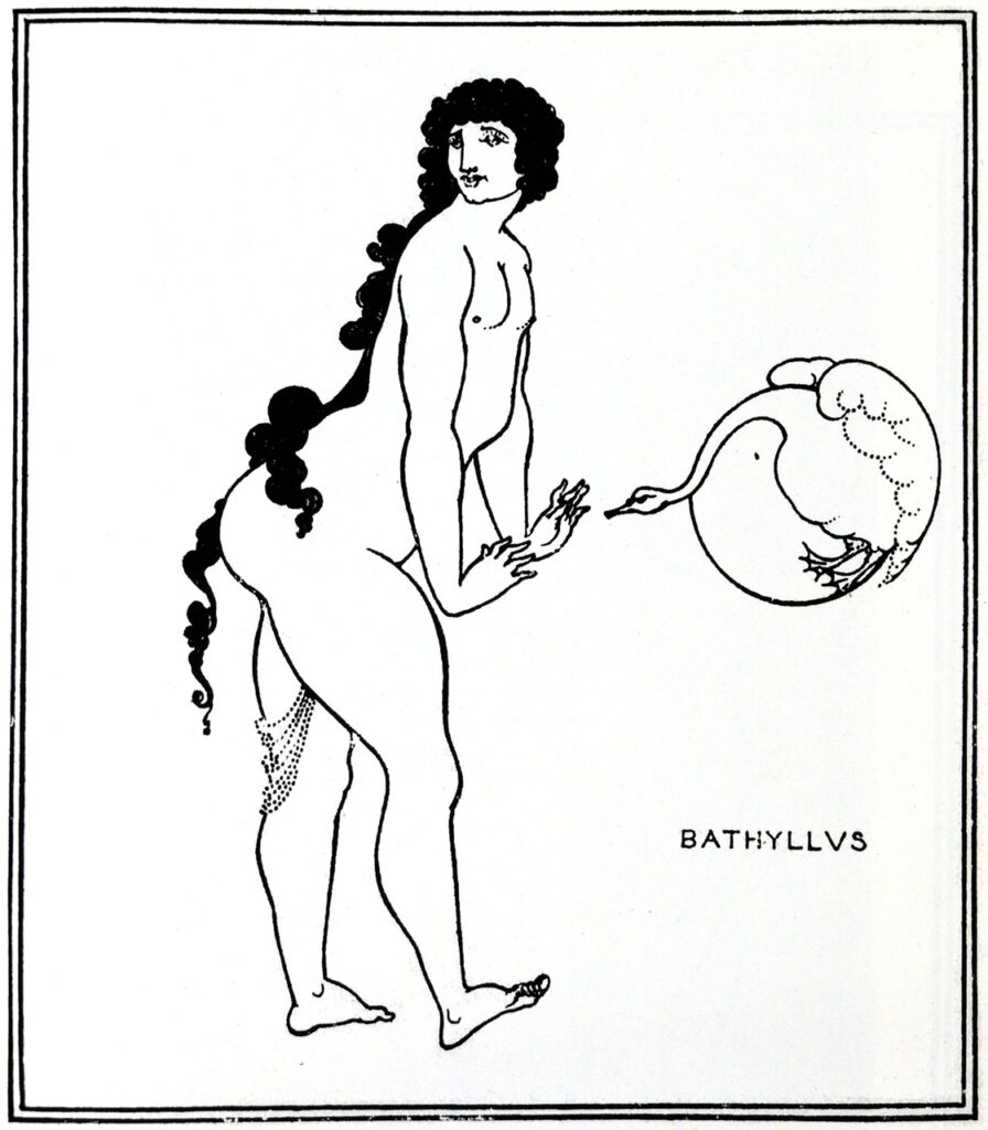 Bathyllus in the Swan Dance (1896) - Aubrey Beardsley Tablo