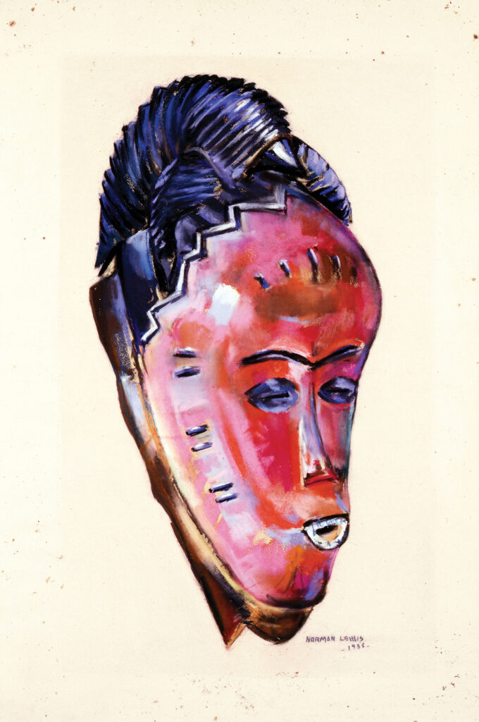 Baule Mask (1935) - Norman Lewis Tablo