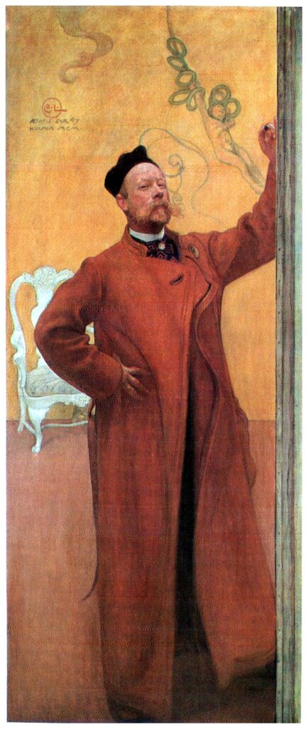 Before the mirror (1900) - Carl Larsson Tablo