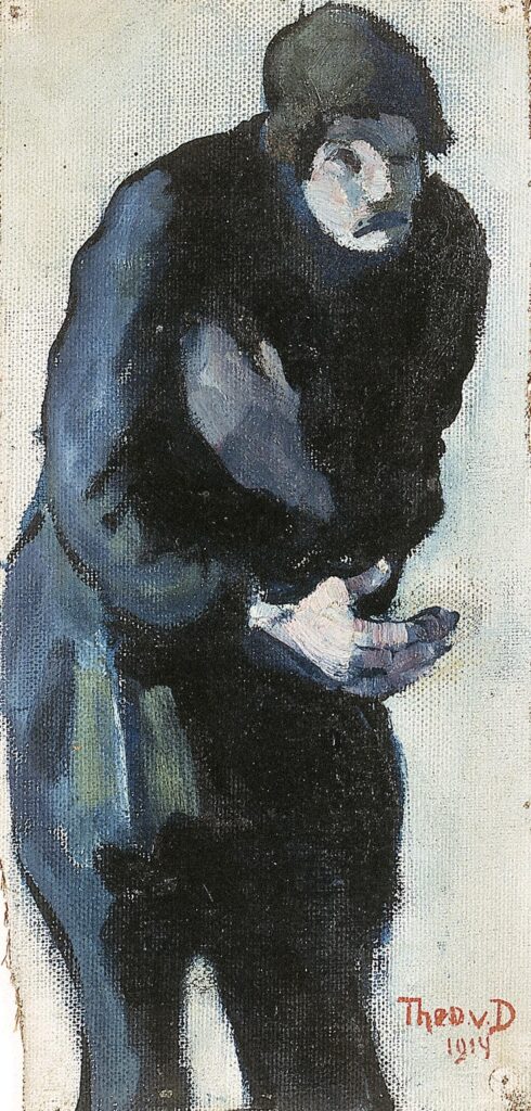 Beggar (1914) – Theo van Doesburg Tablo