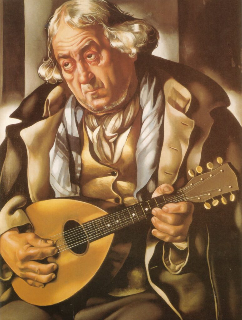 Beggar with Mandolin (1935) - Tamara de Lempicka Tablo