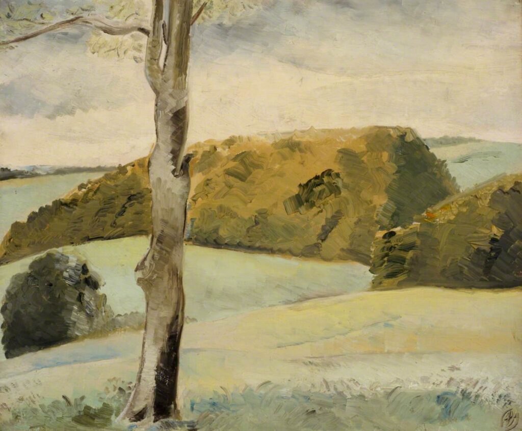 Berkshire Landscape (1927) - Paul Nash Tablo