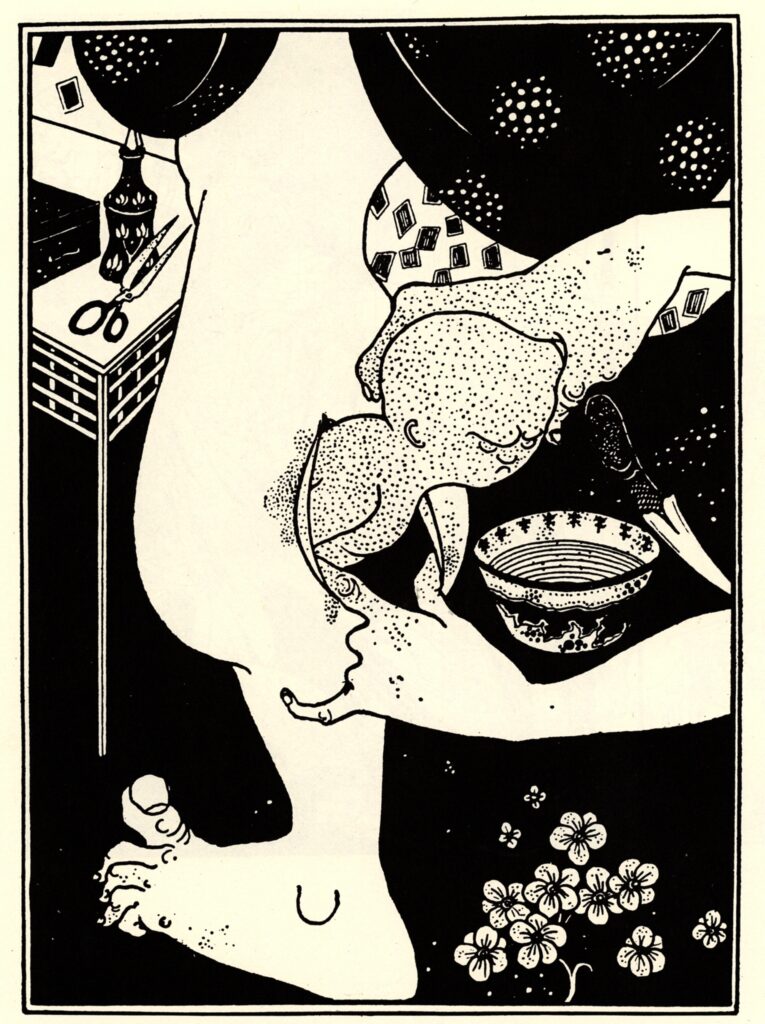 Birth from the Calf of the Leg (1894) - Aubrey Beardsley Tablo