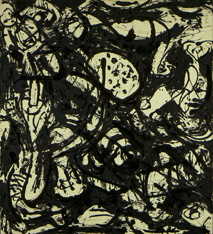 Black & White (Number 20) (1951) – Jackson Pollock Tablo