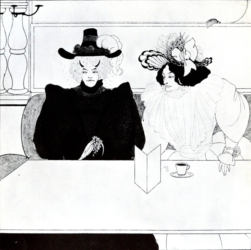 Black Coffee (1895) - Aubrey Beardsley Tablo