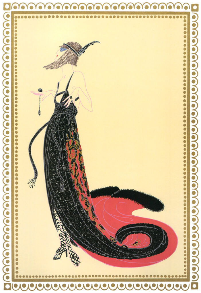 Black Magic - Erté Tablo