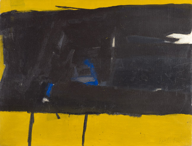 Black on Yellow (1952) – Perle Fine Tablo