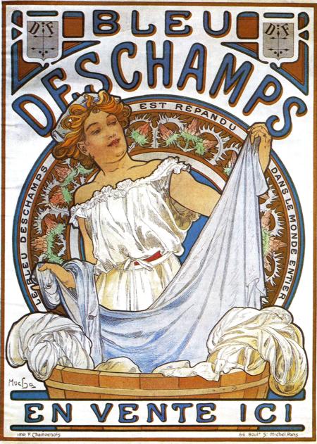 Bleu Deschamps (1897) – Alphonse Mucha Tablo
