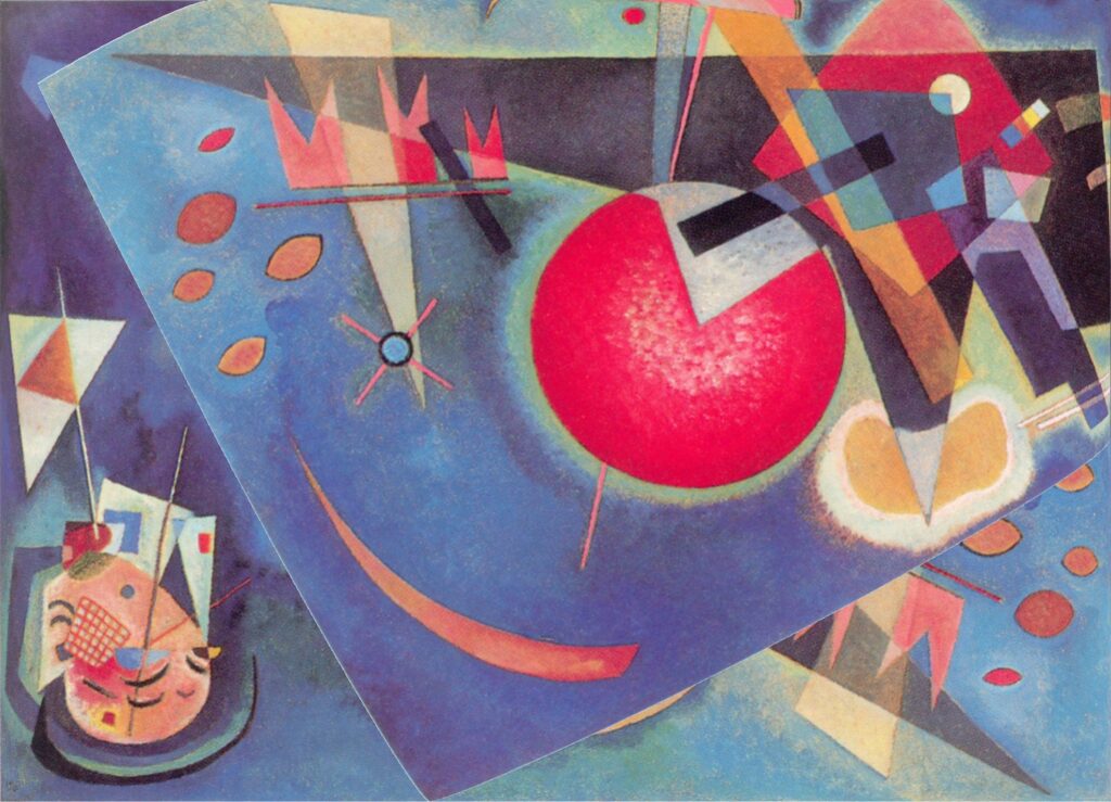 Blue (1925) - Wassily Kandinsky Tablo