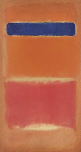 Blue Over Red (1953) – Mark Rothko Tablo