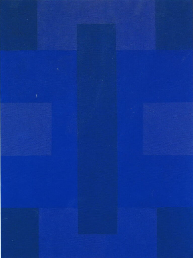 Blue Painting (1953) - Ad Reinhardt Tablo
