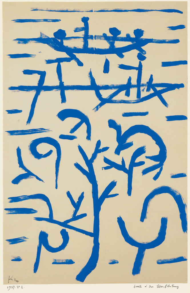 Boats in the Flood (1937) - Paul Klee Tablo