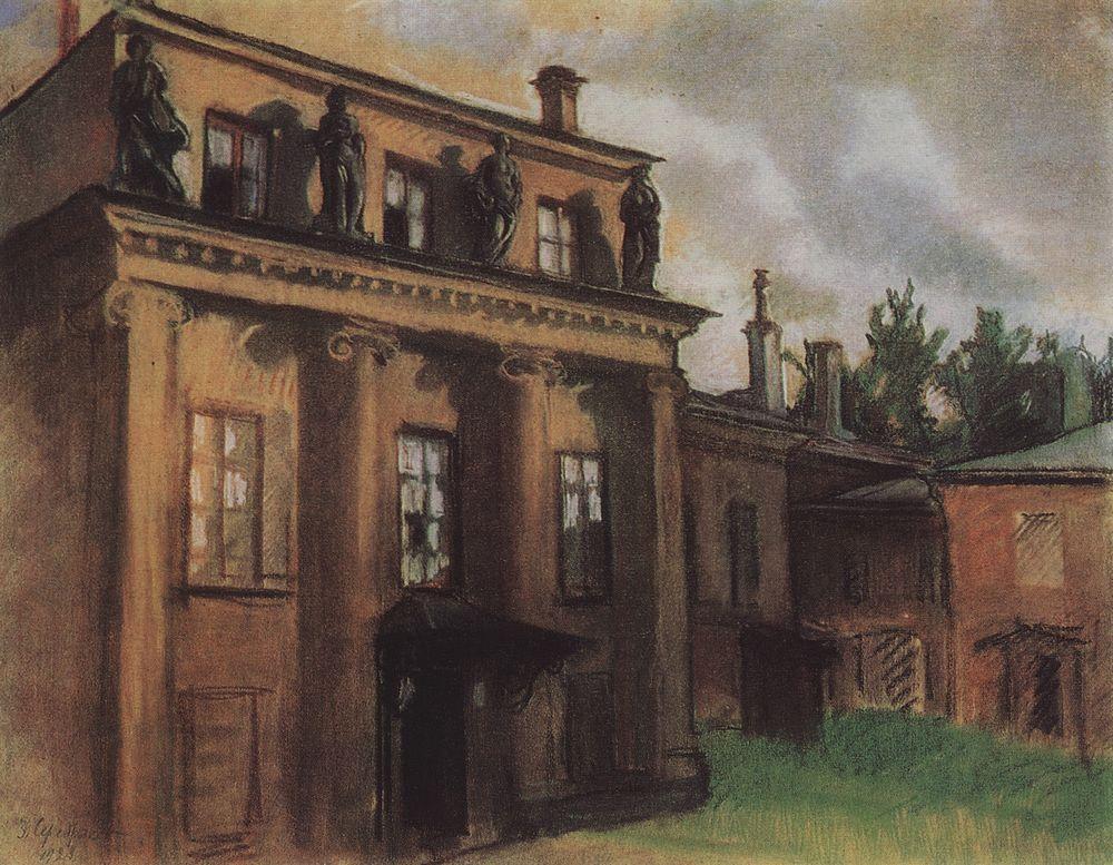 Bobrinsky Palace in Petrograd (1923) – Zinaida Serebriakova Tablo