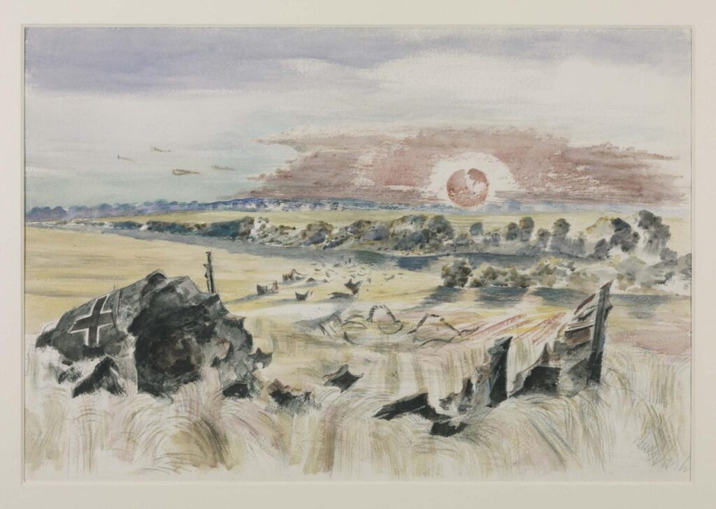 Bomber in the Corn (1940) - Paul Nash Tablo