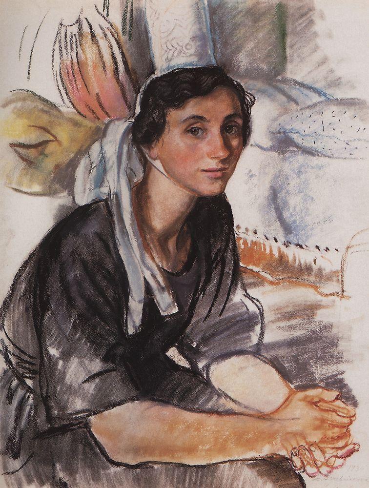 Breton (1935) – Zinaida Serebriakova Tablo
