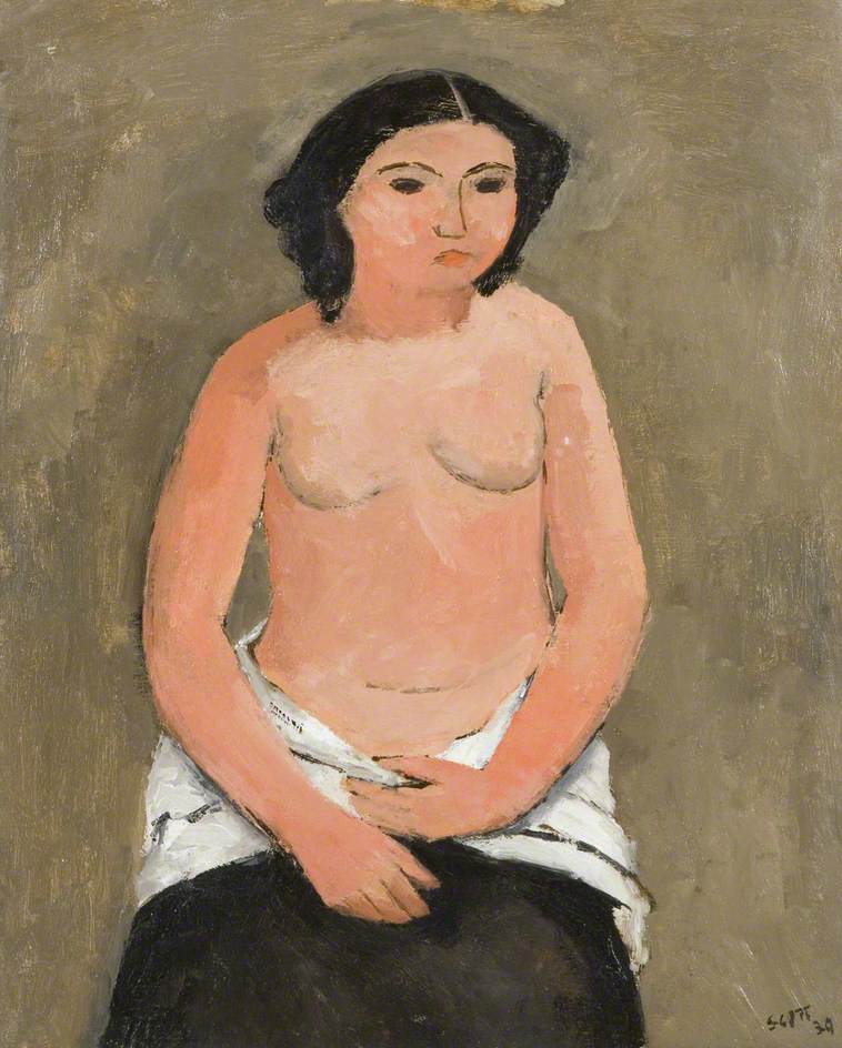 Breton Nude (1939) – William Scott Tablo