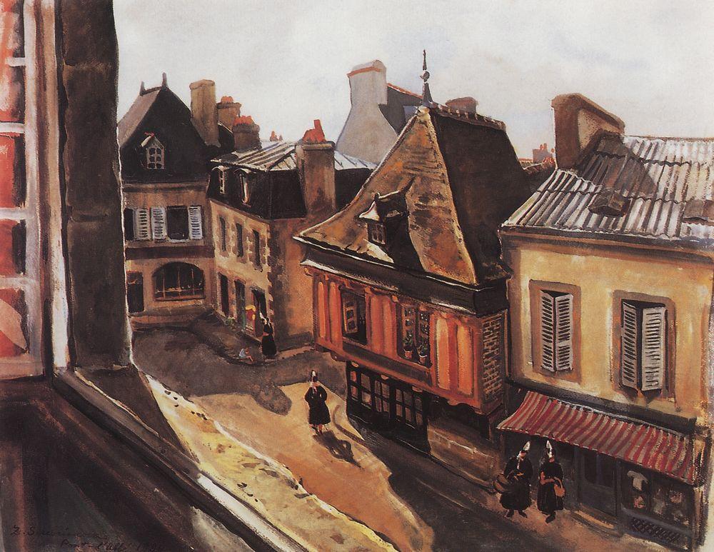 Brittany. Pont L`Abbe (1934) – Zinaida Serebriakova Tablo