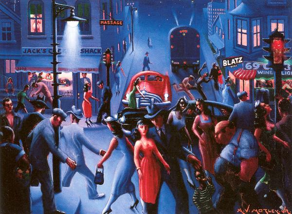 Bronzeville by Night (1949) – Archibald Motley Tablo