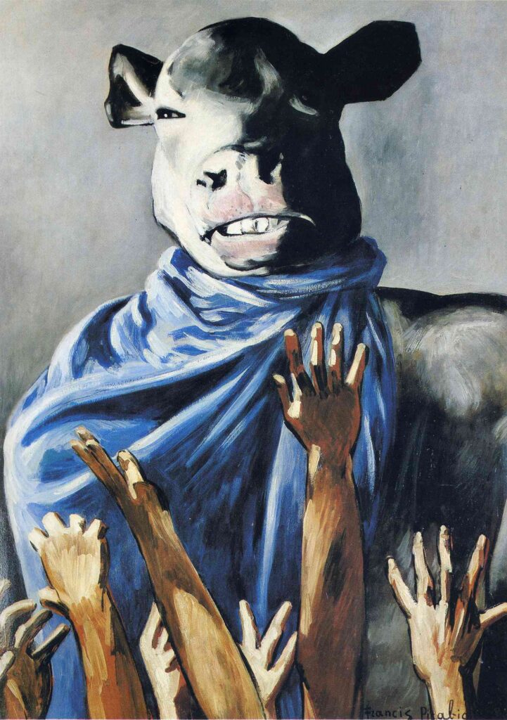 Calf worship - Francis Picabia Tablo