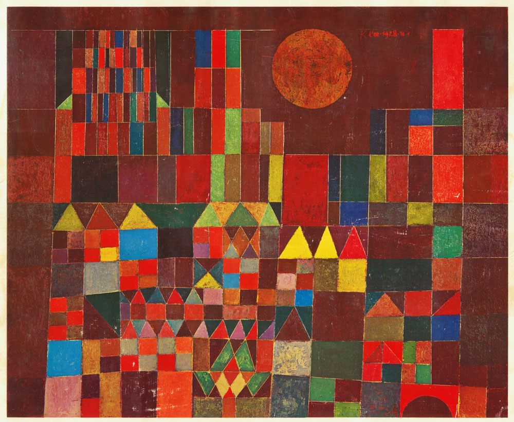 Castle and Sun (1928) – Paul Klee Tablo