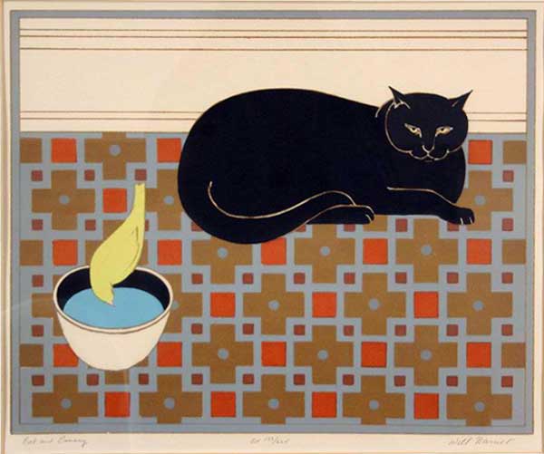 Cat and Canary – Will Barnet Tablo