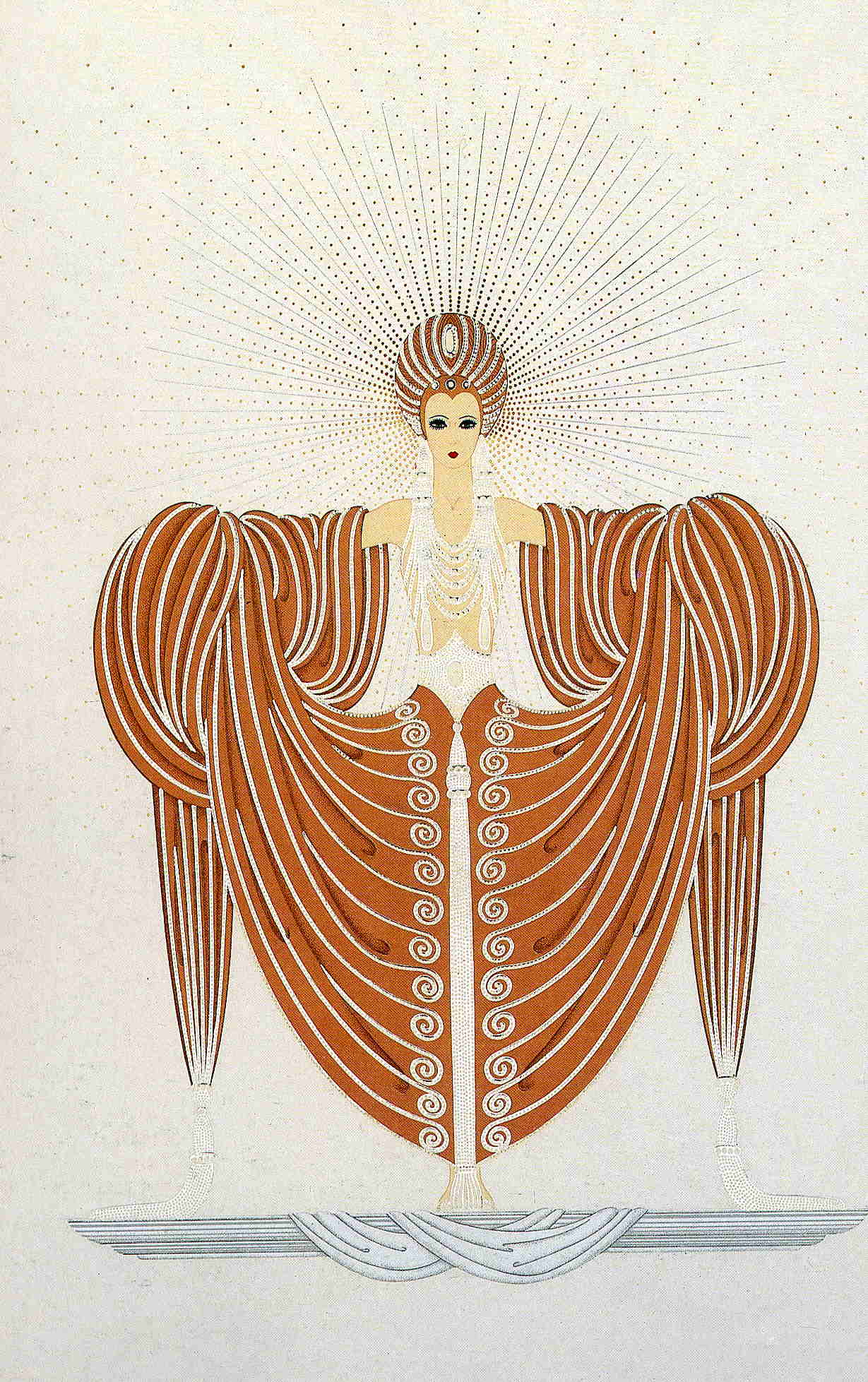 Celestial Virtues - Erté Tablo kanvas tablo