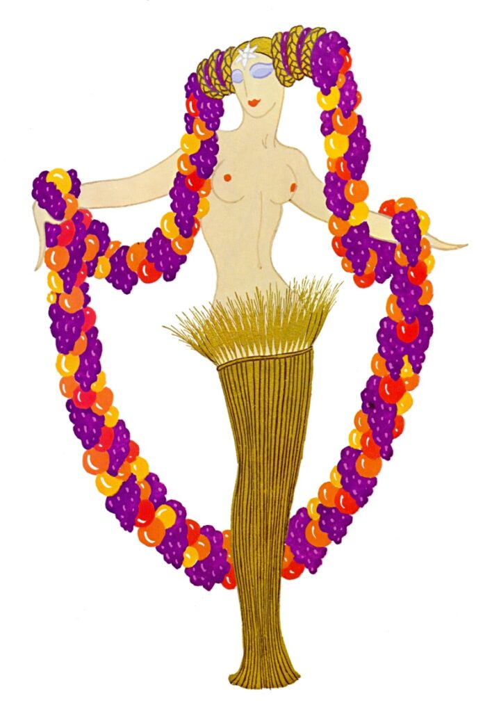 Ceres, The Planets – Erté Tablo