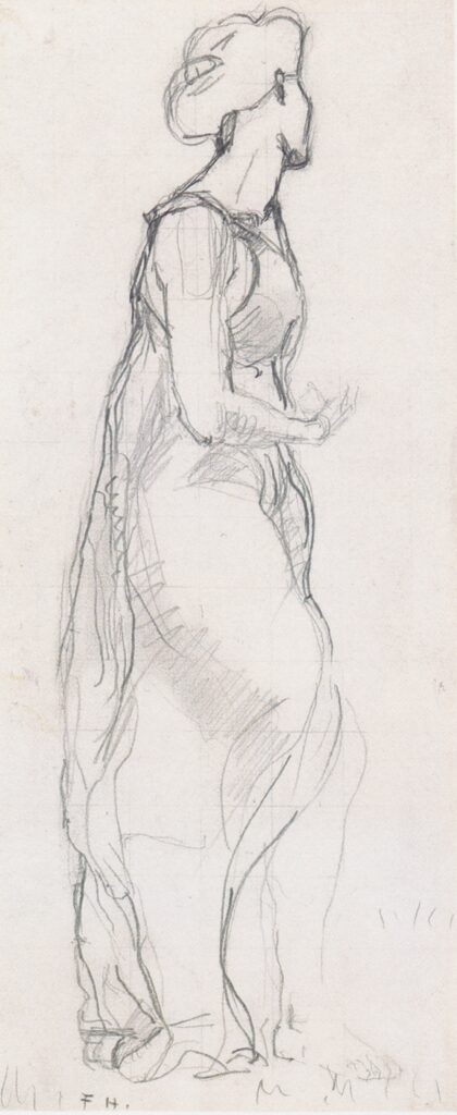 Character study (1902) - Ferdinand Hodler Tablo