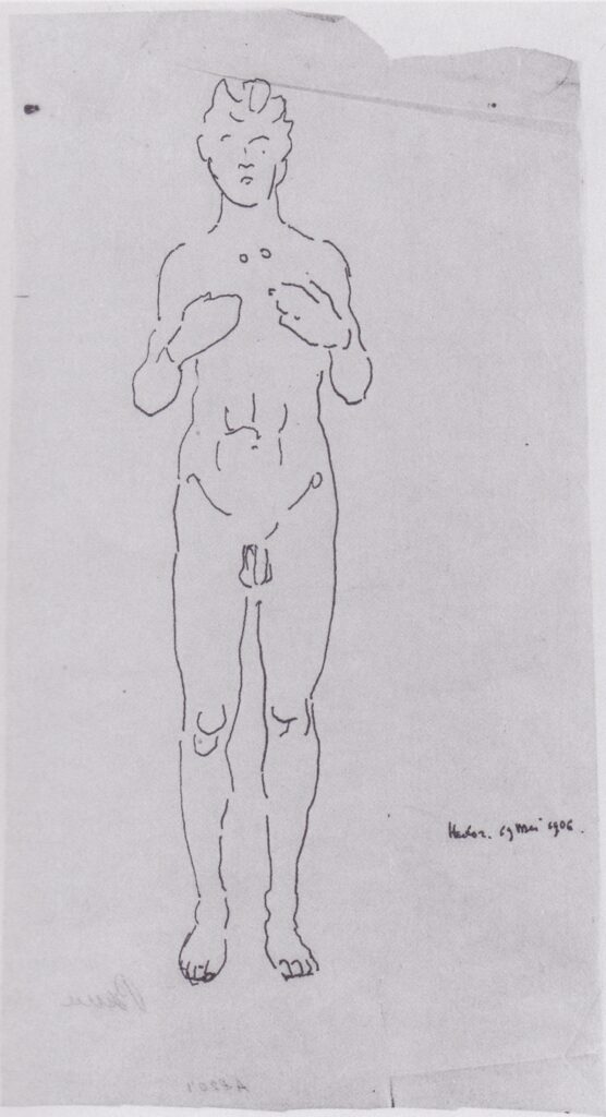 Character study (1906) – Ferdinand Hodler Tablo