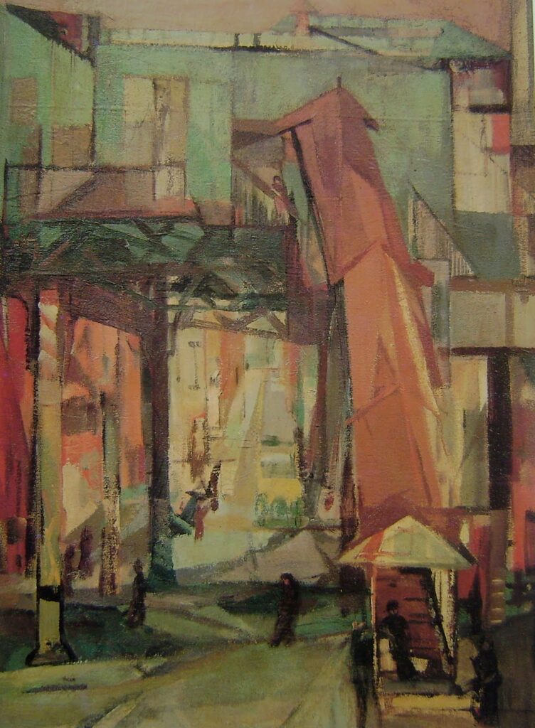 Chatham Square (1948) – Franz Kline Tablo