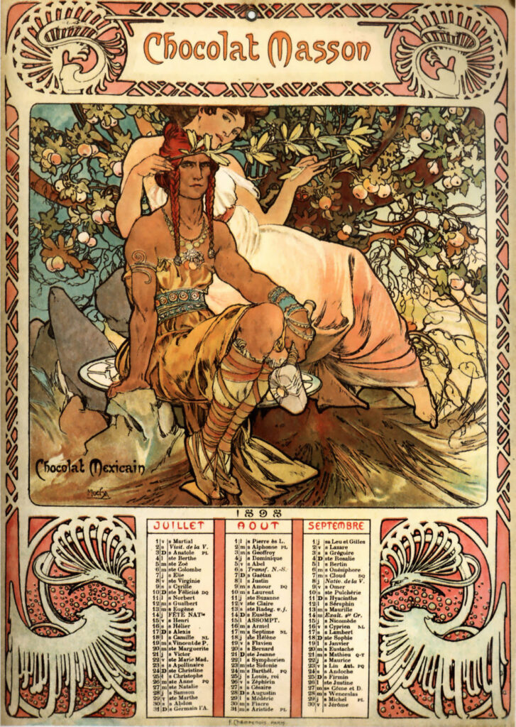 Chocolat Masson (1897) - Alphonse Mucha Tablo