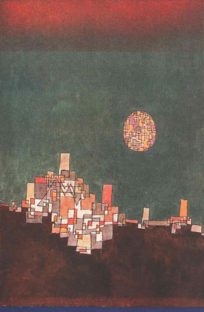 Choosen site (1927) - Paul Klee Tablo
