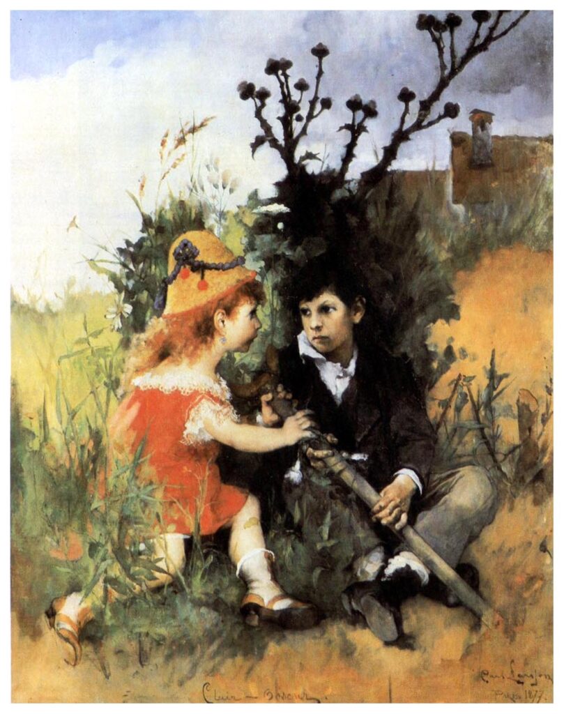 Clair obscur (1877) - Carl Larsson Tablo