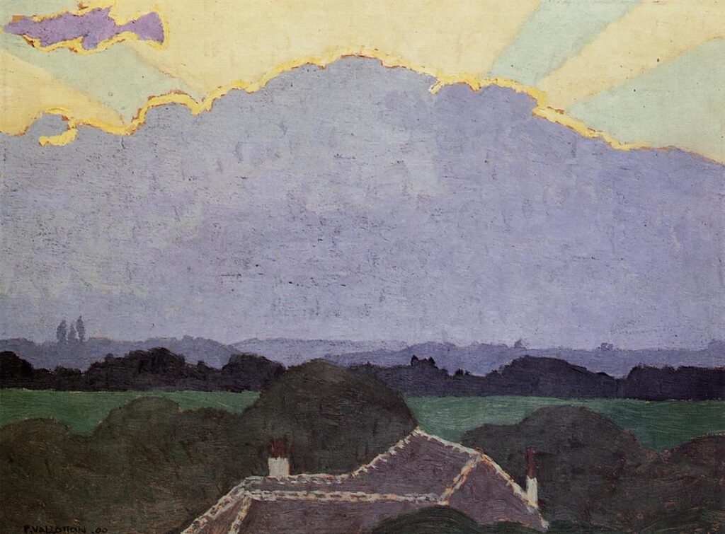 Cloud at Romanel (1900) - Félix Vallotton Tablo