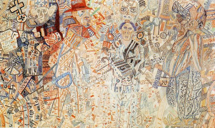 Colonial Policy (1926) – Pavel Filonov Tablo