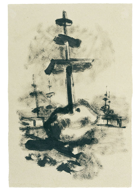 Come un monumento asiatico (1936) – Julius Bissier Tablo