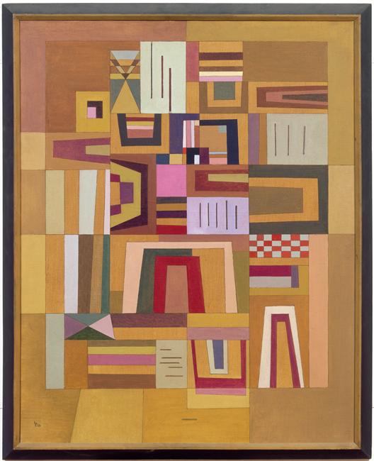 Compensation rose (1933) – Wassily Kandinsky Tablo
