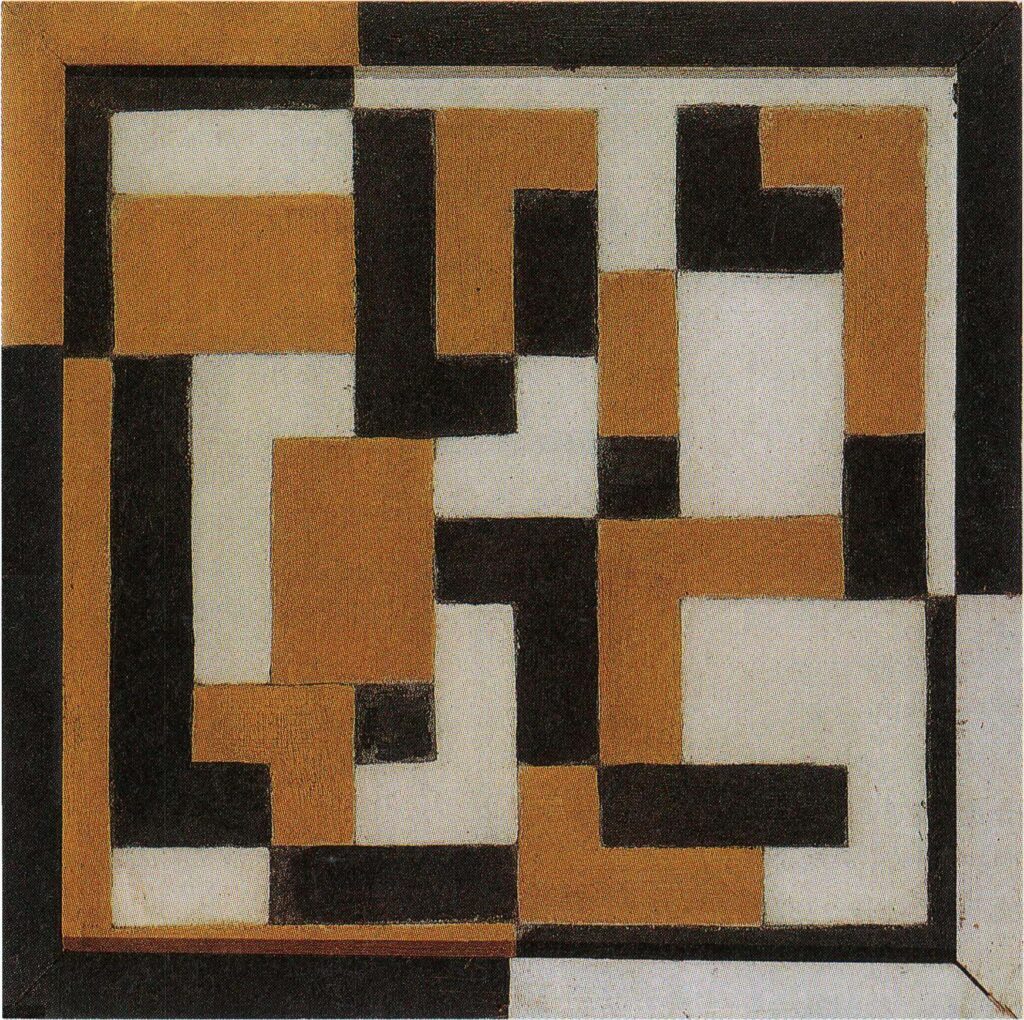 Composition (1917) - Theo van Doesburg Tablo