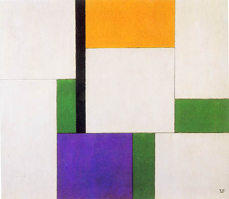 Composition (1921) – Georges Vantongerloo Tablo