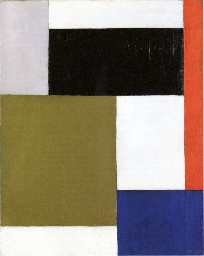 Composition (1923) - Theo van Doesburg Tablo