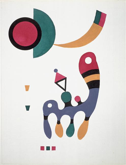 Composition (1944) – Wassily Kandinsky Tablo