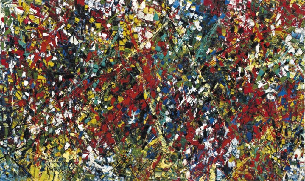 Composition (1951) - Jean-Paul Riopelle Tablo