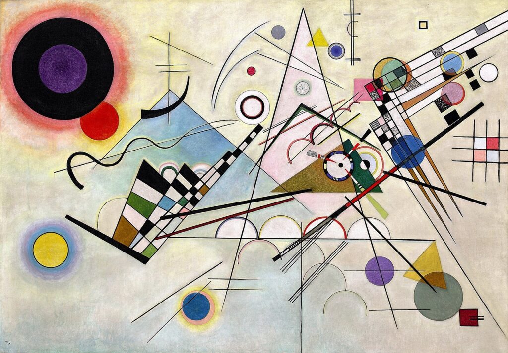 Composition 8 (1923) – Wassily Kandinsky Tablo