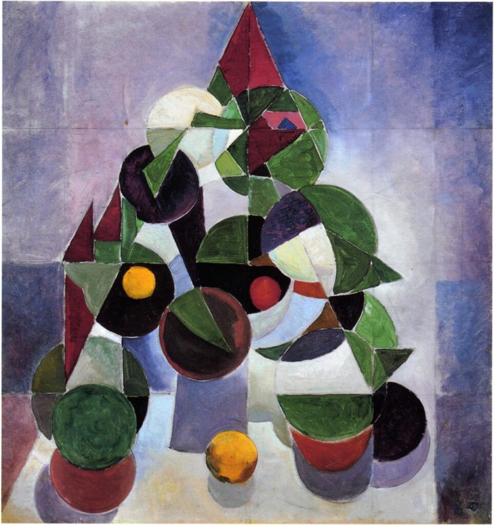 Composition I (Still life) (1916) - Theo van Doesburg Tablo