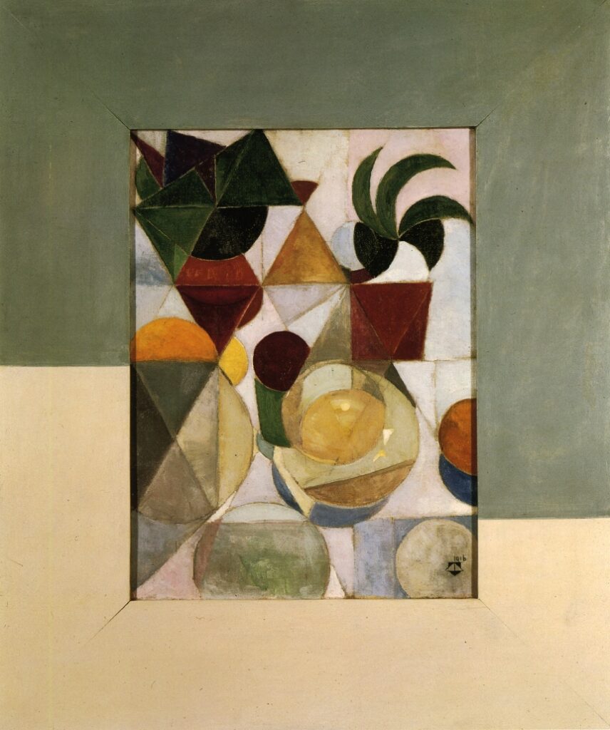 Composition III (Still life) (1916) - Theo van Doesburg Tablo