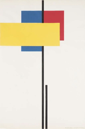 Composition No. 8 – Michel Seuphor Tablo